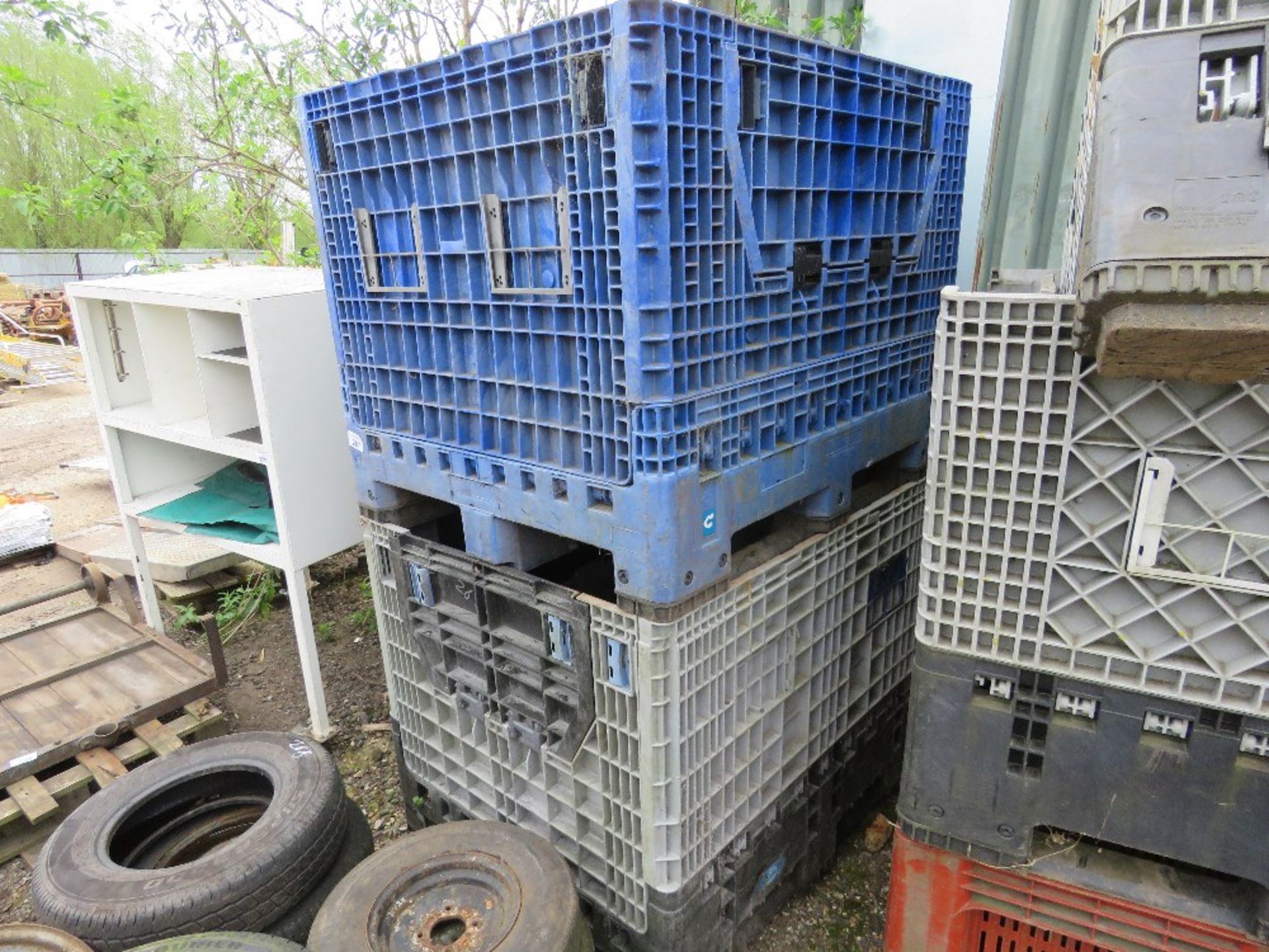 2 X PLASTIC PALLET STILLAGES. - Image 2 of 3