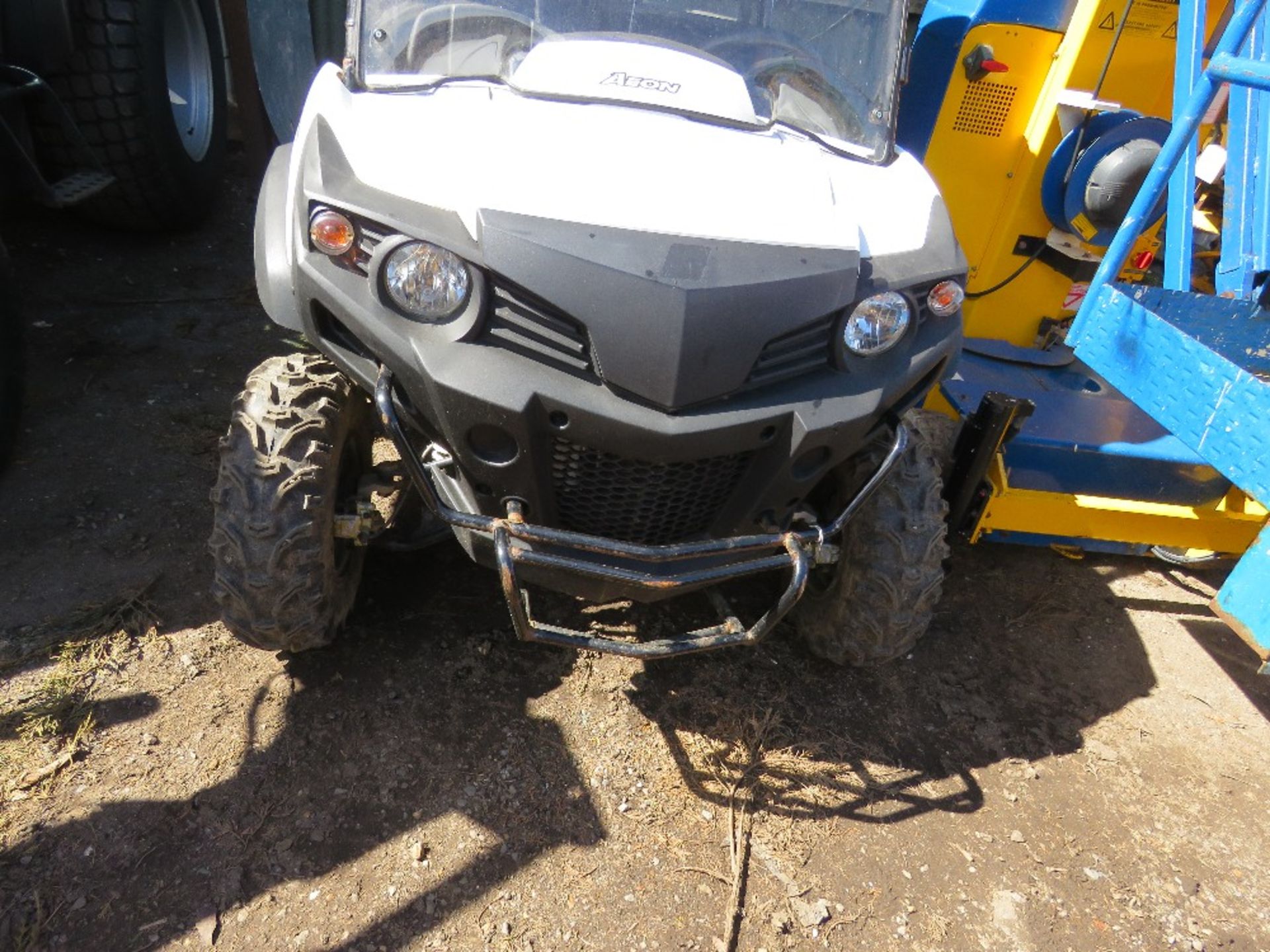 AEON CUBE PETROL ENGINED UTILITY VEHICLE WITH REAR BUCK. ON THE SAME SMALLHOLDING FROM NEW. WHEN TES - Image 4 of 13