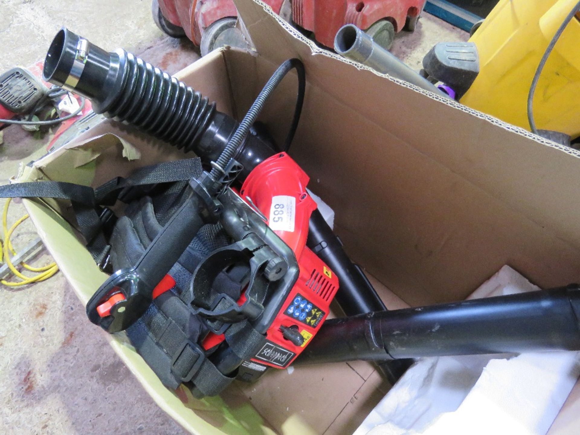 PETROL ENGINED BACKPACK BLOWER IN A BOX. - Image 7 of 7