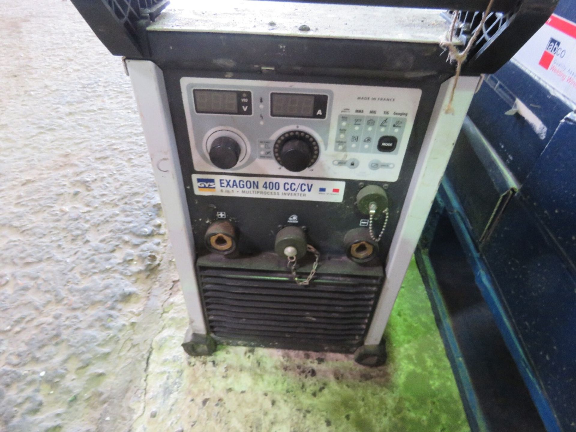 GYS EXAGON 400 CC/CV MULTI PROCESS 415VOLT INVERTER WELDER. SOURCED FROM COMPANY LIQUIDATION. - Image 2 of 5