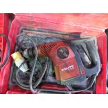 HILTI TE16-M BREAKER DRILL IN A CASE, 110VOLT.