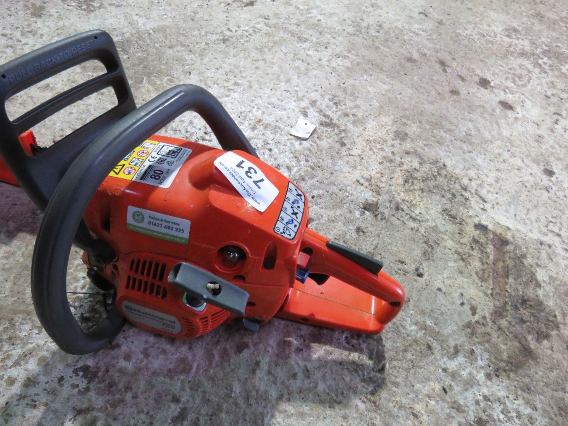 HUSQVARNA 120 PETROL ENGINED CHAINSAW. - Image 2 of 4