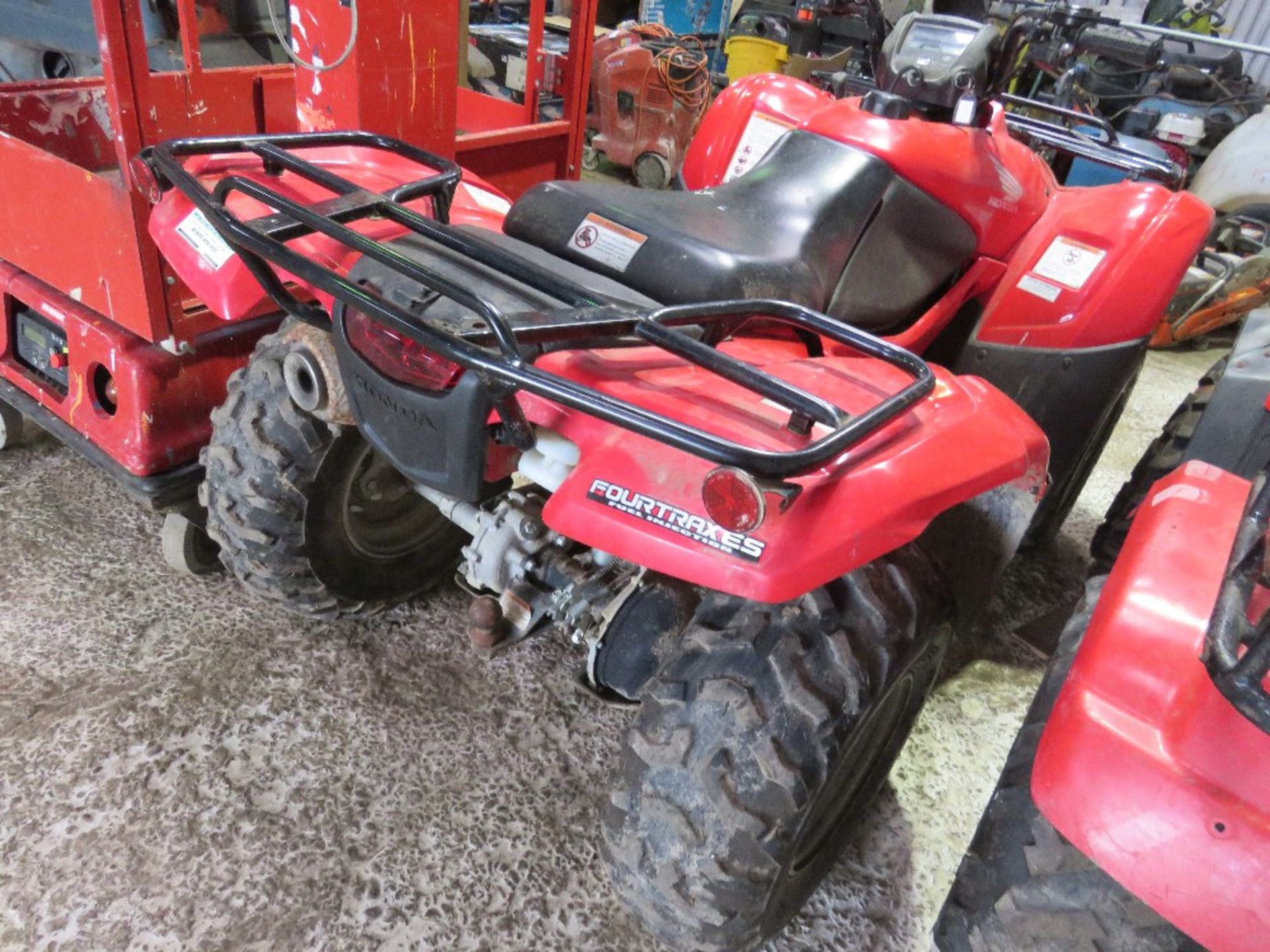 HONDA SELECTABLE 4 WHEEL DRIVE QUAD BIKE WITH ELECTRONIC GEAR SELECTION. WHEN TESTED WAS SEEN TO RUN - Image 6 of 11