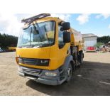 DAF LF JOHNSON ROAD SWEEPER REG:KE57 HLO. 131,934 REC KMS. WITH V5. MOT EXPIRED. FROM LOCAL COMPANY