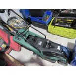 BOSCH BATTERY MOWER WITH A BATTERY, NO CHARGER.....THIS LOT IS SOLD UNDER THE AUCTIONEERS MARGIN SCH