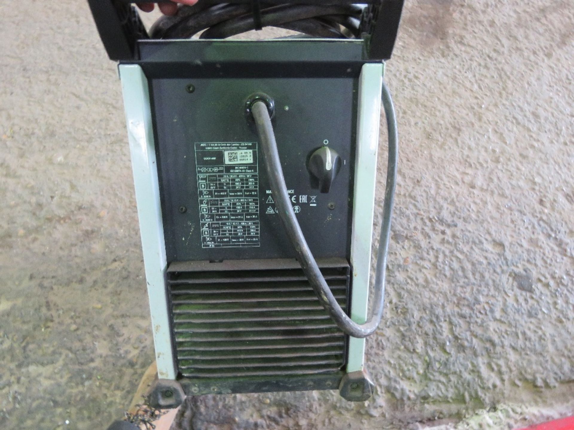 GYS EXAGON 400 CC/CV MULTI PROCESS 415VOLT INVERTER WELDER. SOURCED FROM COMPANY LIQUIDATION. - Image 5 of 5