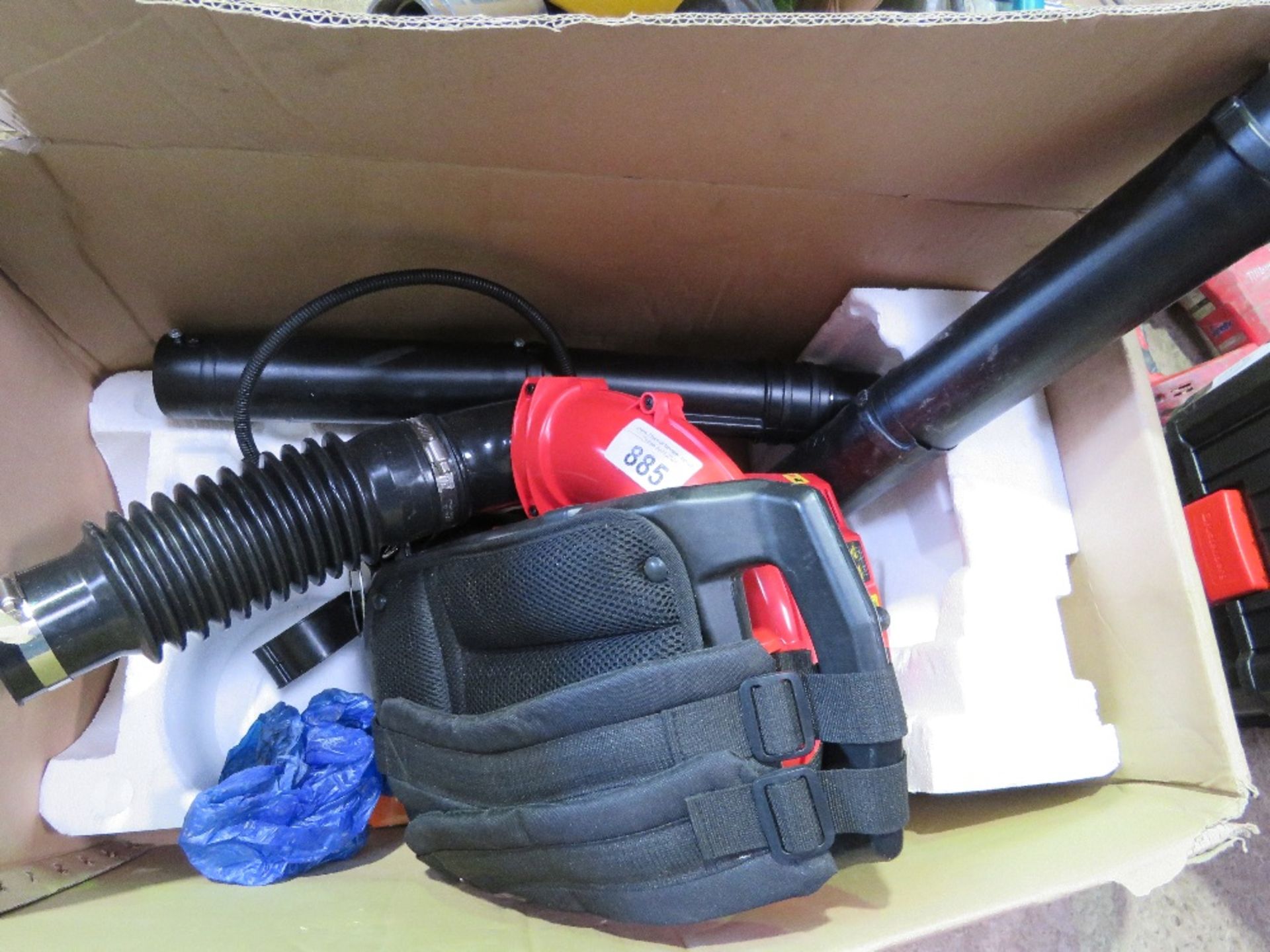 PETROL ENGINED BACKPACK BLOWER IN A BOX. - Image 2 of 7