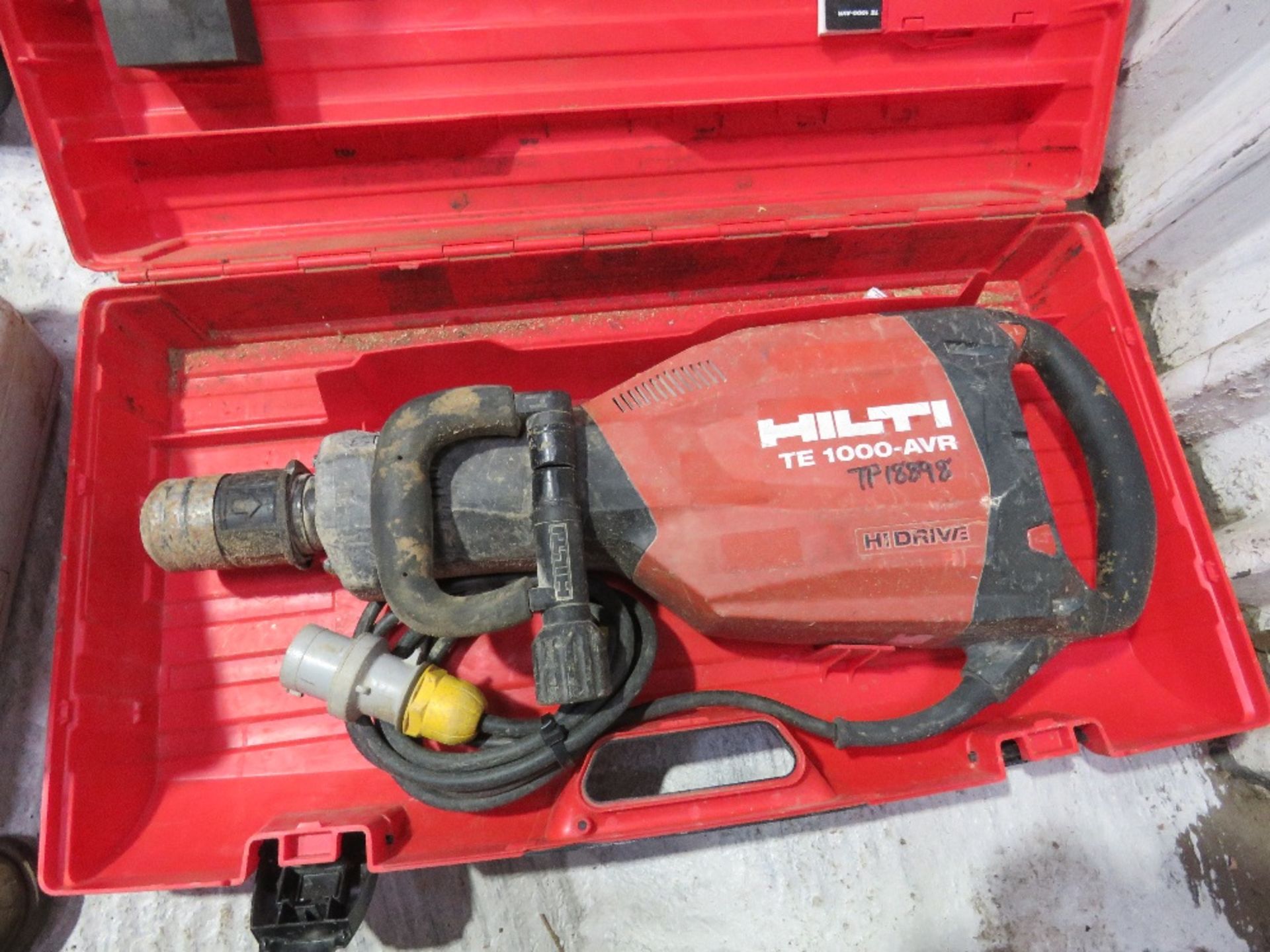 HILTI TE1000 BREAKER DRILL, 110VOLT POWERED.