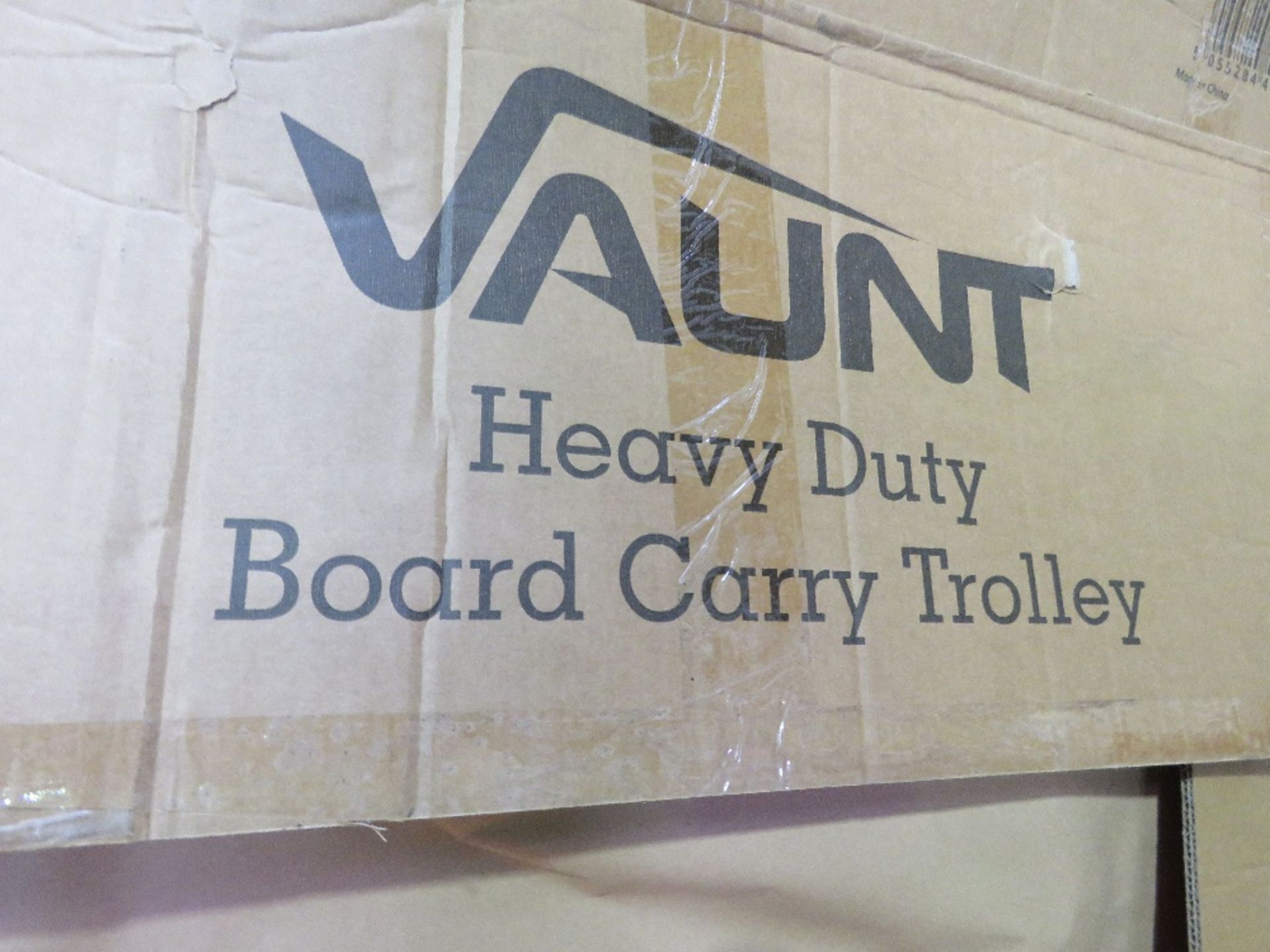 HEAVY DUTY BOARD CARRYING TROLLEY IN A BOX, CONDITION UNKNOWN. - Image 2 of 5