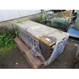 PACK OF STEEL BOX SECTION TUBING 1.27M LENGTH X 120MM X 60MM X 5.0MM. 28NO IN TOTAL. UNUSED, CANCELL