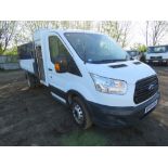 FORD TRANSIT TIPPER TRUCK WITH TOOL STORAGE LOCKER REG:BF65 GMZ. WITH V5 AND MOT UNTIL15.04.25. FIRS