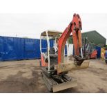 KUBOTA KX36-3 MINI EXCAVATOR YEAR 2011. SN:79136. 3975 REC HOURS. WITH ONE BUCKET AS FITTED. DIRECT