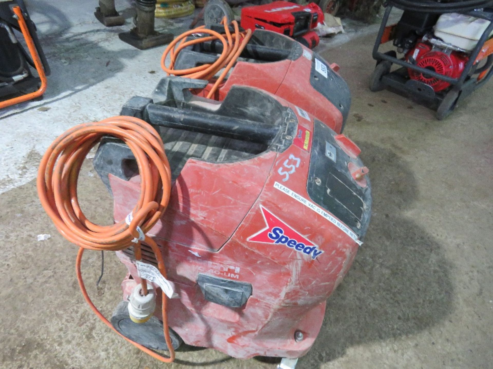 2NO LARGE HILTI 110VOLT VACUUMS. - Bild 4 aus 4