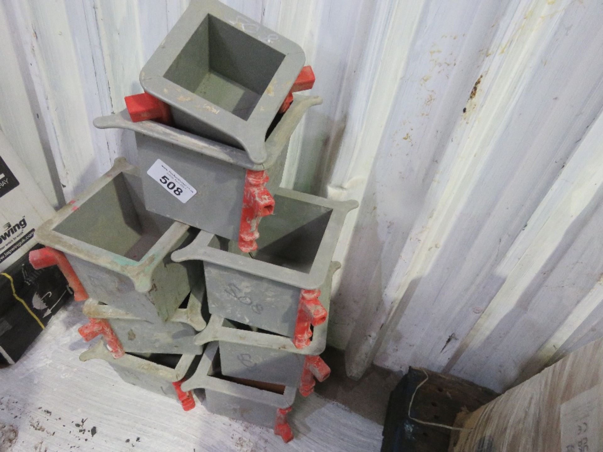 8 X PLASTIC CONCRETE TEST MOULDS. SOURCED FROM COMPANY LIQUIDATION. THIS LOT IS SOLD UNDER THE A - Image 2 of 2