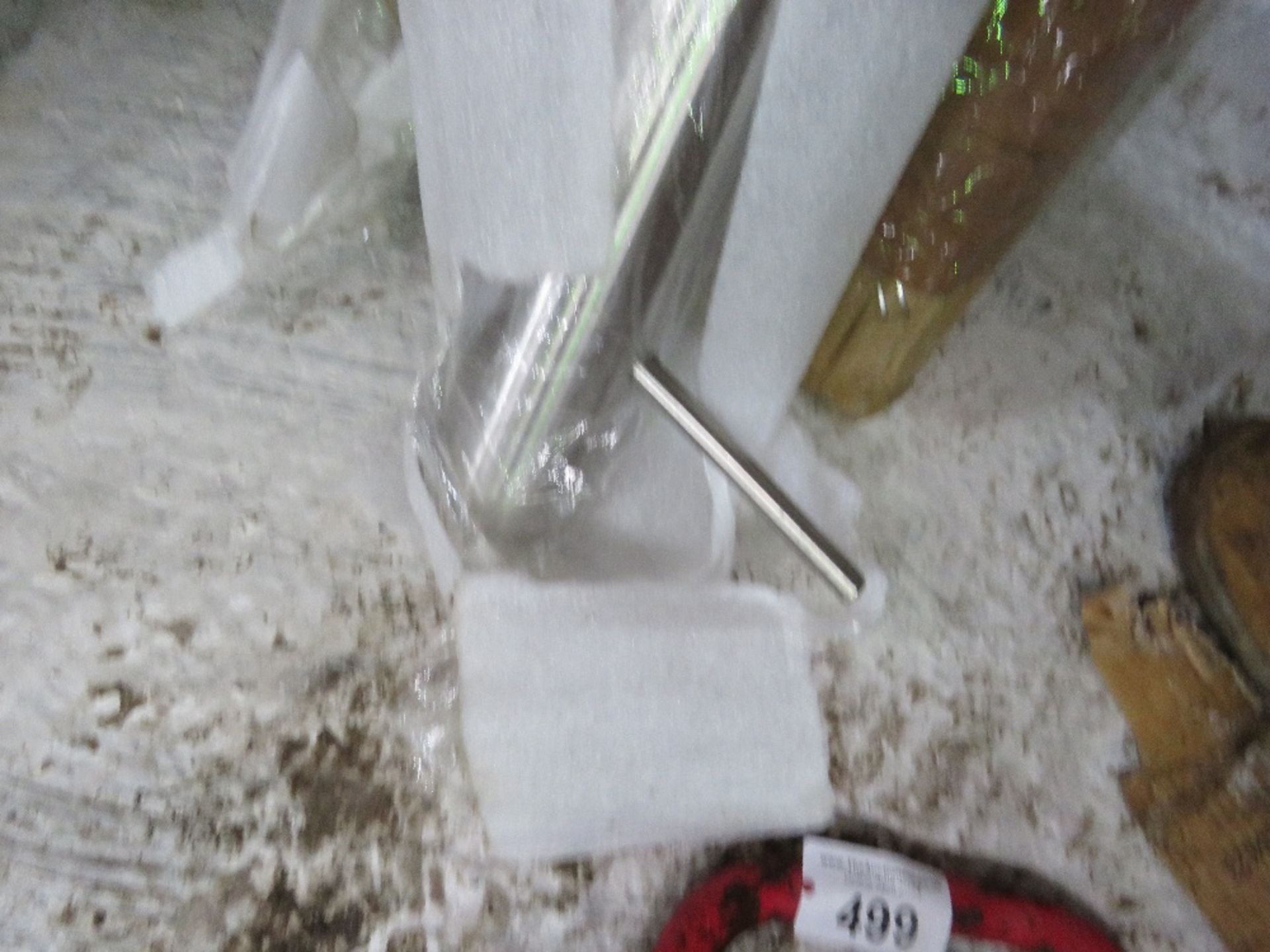 3NO STAINLESS STEEL BOLLARDS. SOURCED FROM COMPANY LIQUIDATION. THIS LOT IS SOLD UNDER THE AUCTI - Image 2 of 2