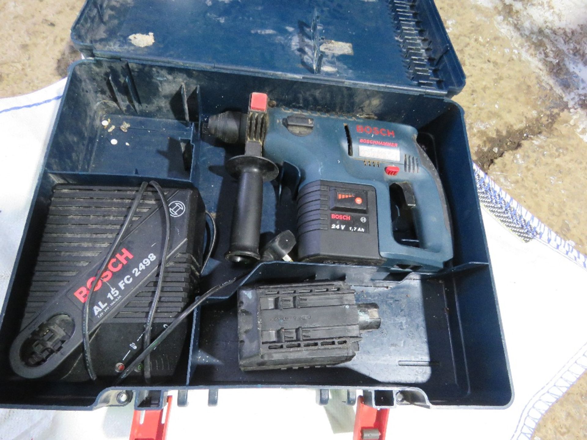 BOSCH 24VOLT SD PLUS BATTERY DRILL.