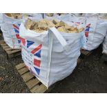 BULK BAG CONTAINING MAINLY HARDWOOD FIREWOOD LOGS.....THIS LOT IS SOLD UNDER THE AUCTIONEERS MARGIN