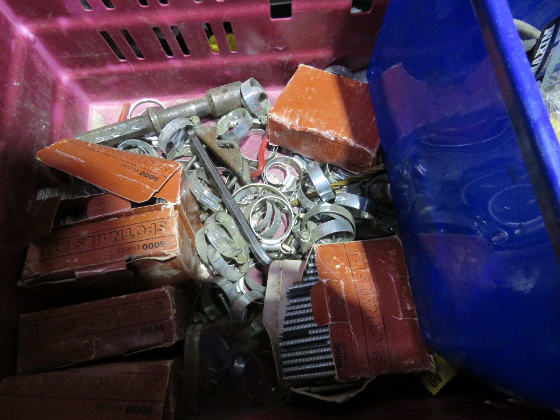 QUANTITY OF FIXINGS, TOOLS ETC, 5NO BOXES.....THIS LOT IS SOLD UNDER THE AUCTIONEERS MARGIN SCHEME, - Image 9 of 11
