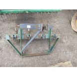 HEAVY DUTY 4 TINE RIPPER ATTACHMENT FOR SMALL TRACTOR, 4FT OVERALL WIDTH APPROX. 6NO PALLETS OF IBST