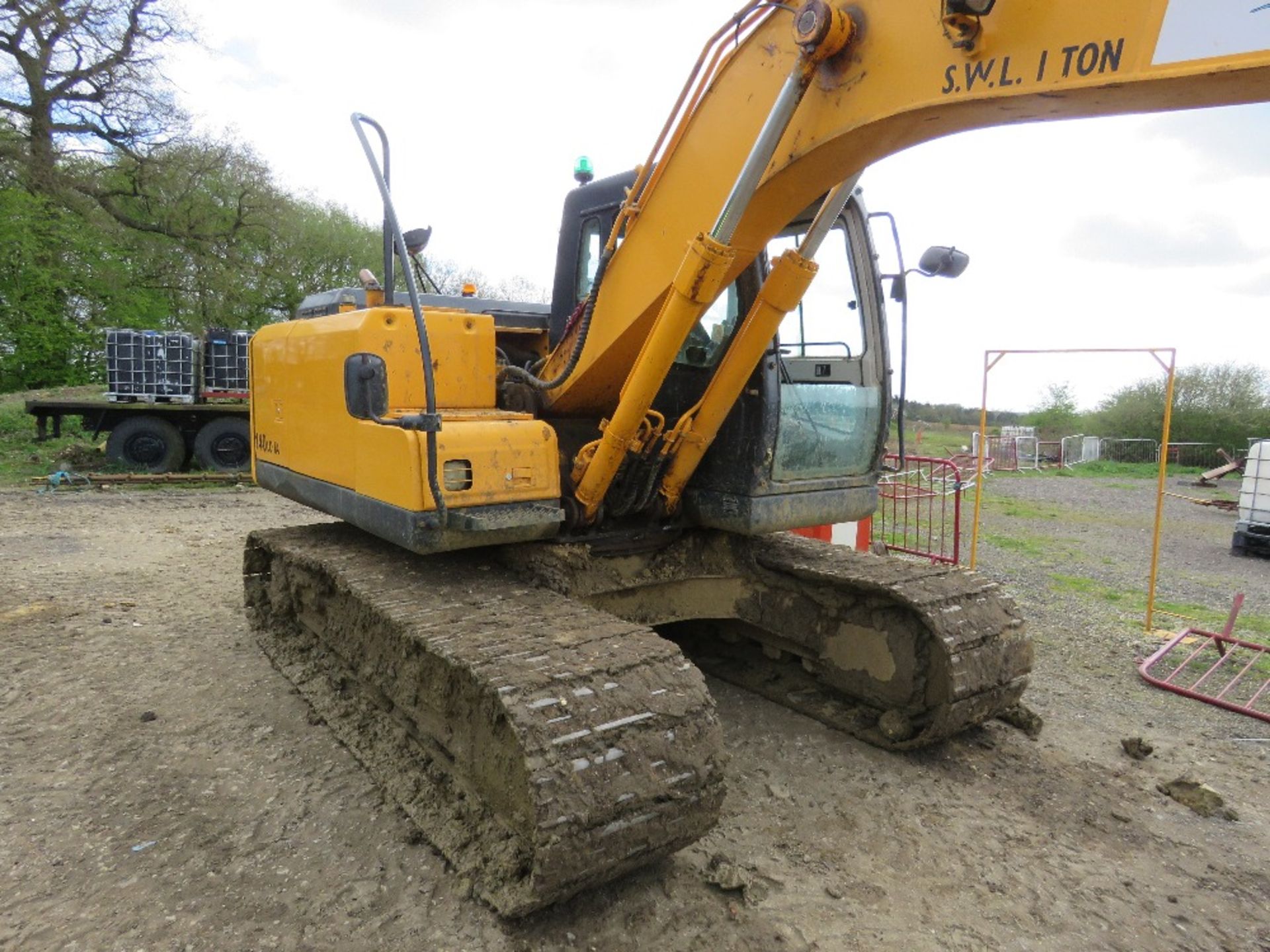 HYUNDAI 140LC-7A STEEL TRACKED EXCAVATOR, BELIEVED TO BE YEAR 2009 APPROX. HOUR CLOCK READING 868 RE