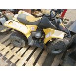 CHILD'S PETROL ENGINED QUAD BIKE, CONDITION UNKNOWN.