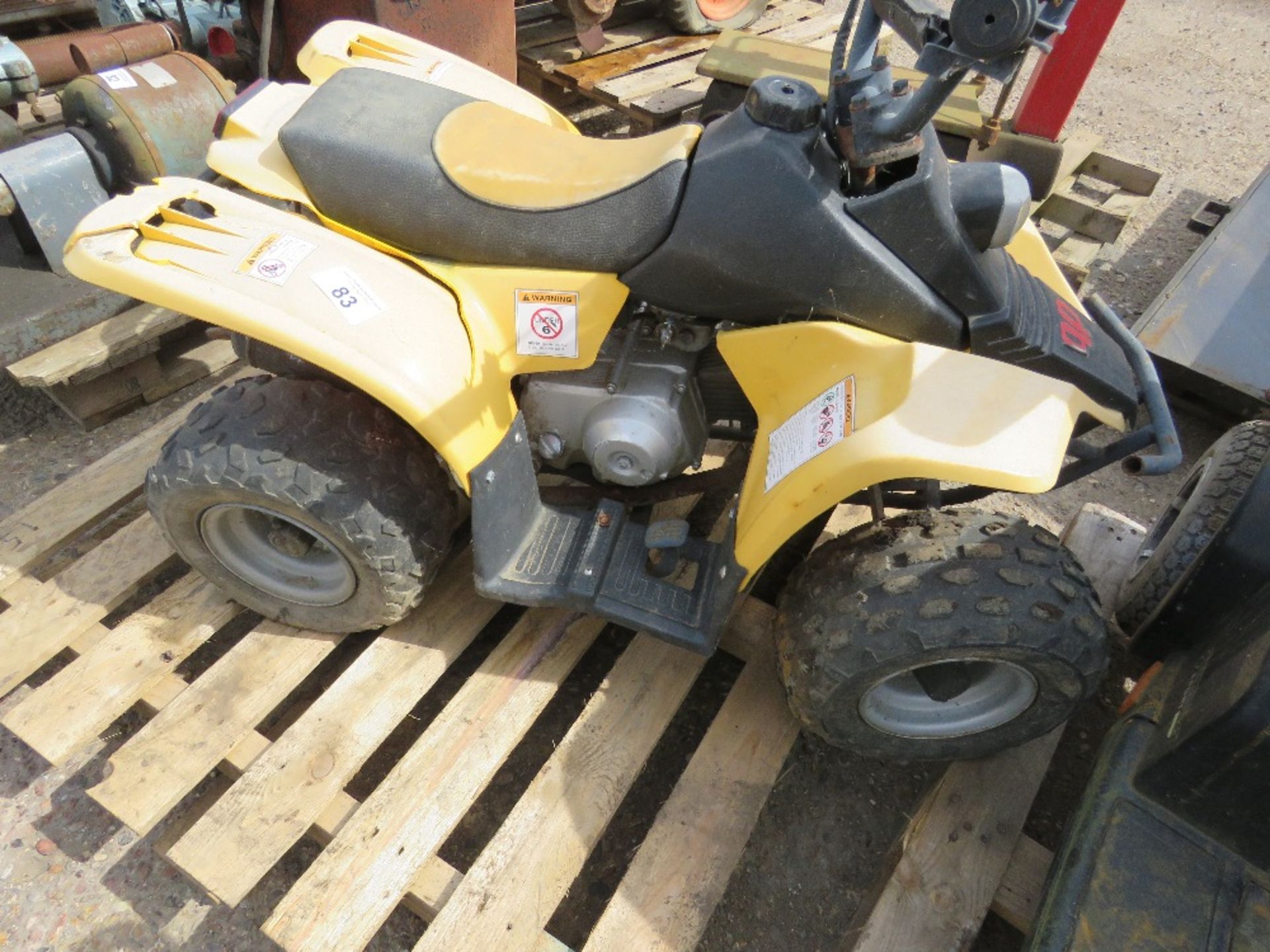 CHILD'S PETROL ENGINED QUAD BIKE, CONDITION UNKNOWN.