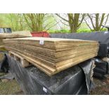 PACK OF APPROXIMATELY 15NO SHEETS OF UNUSED PLYWOOD , 18MM THICKNESS APPROX SOURCED FROM COMPANY LIQ