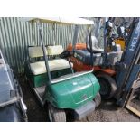 YAMAHA PETROL ENGINED GOLF BUGGY. WHEN TESTED WAS SEEN TO RUN AND DRIVE...SEE VIDEO.