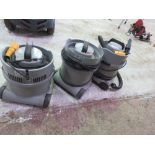 3NO 110VOLT VACUUM CLEANERS. SOURCED FROM COMPANY LIQUIDATION. THIS LOT IS SOLD UNDER THE AUCTI