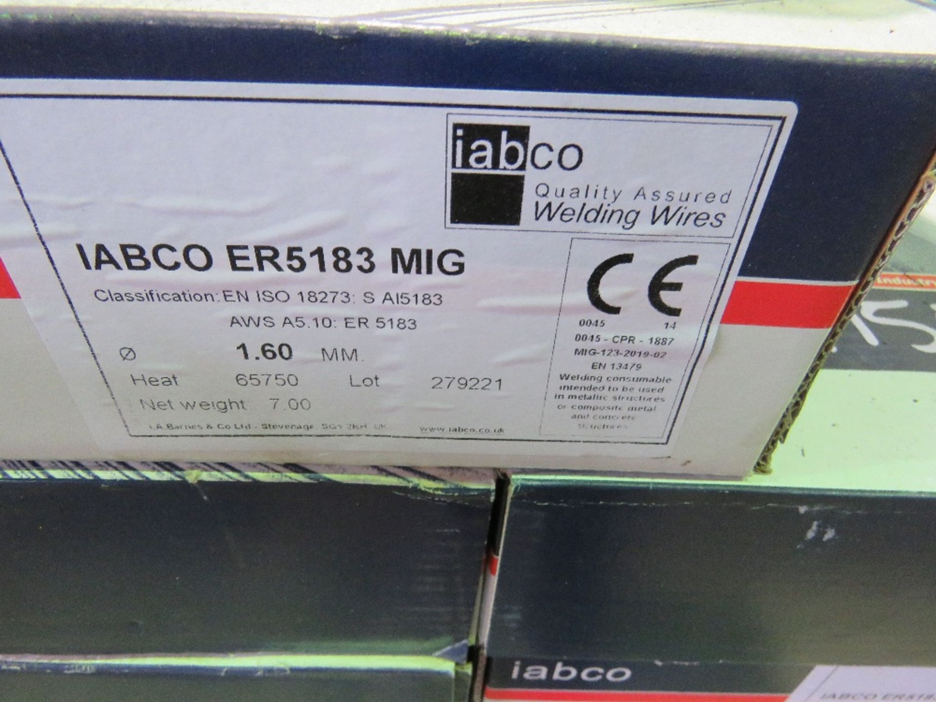 17NO ROLLS OF MIG WELDING WIRE, 1.6MM GUAGE. MAINLY IABCO MAKE. SOURCED FROM WORKSHOP CLOSURE. - Image 5 of 5