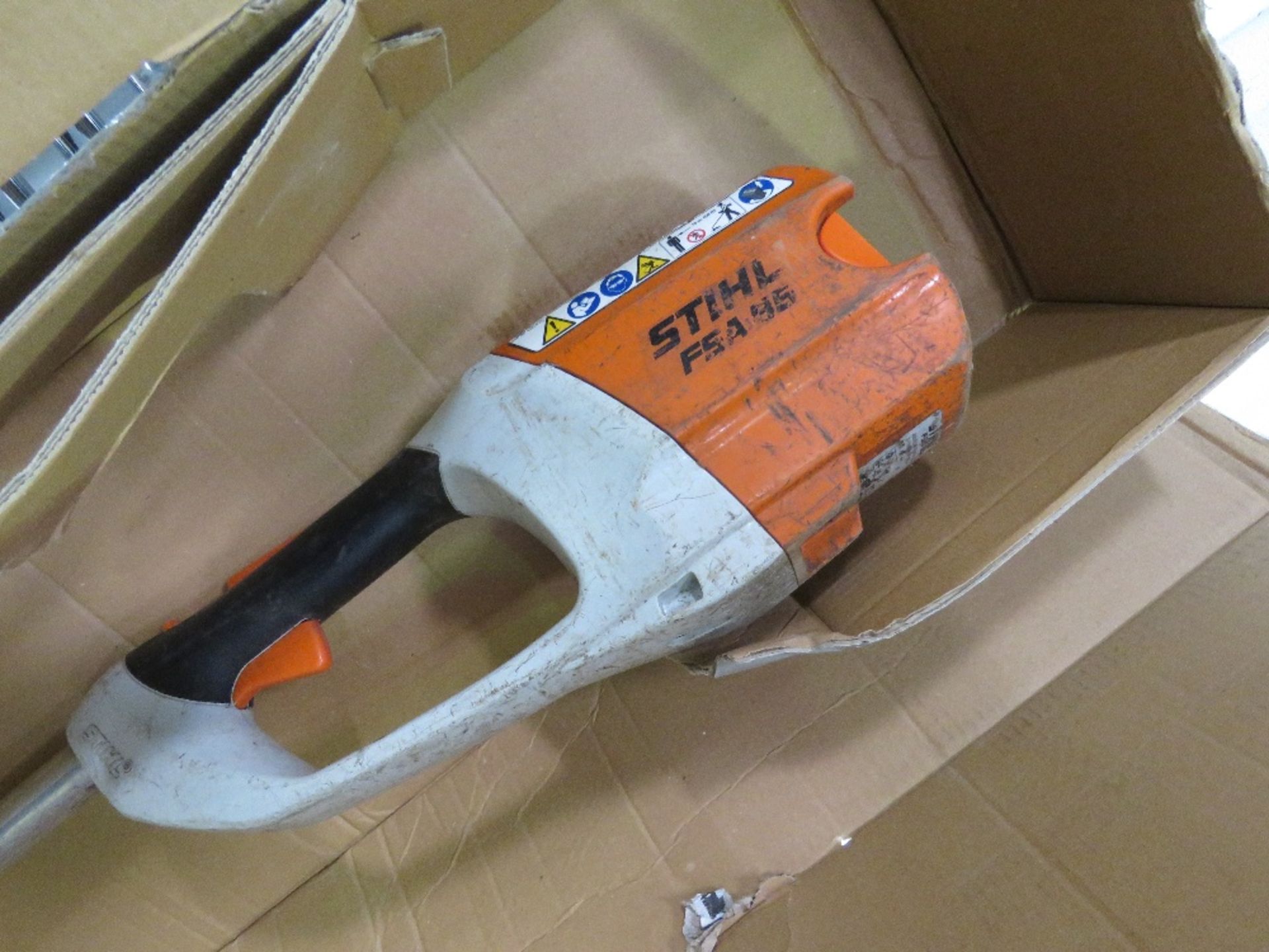 STIHL FSA95 BATTERY POWERED STRIMMER CONDITION UNKNOWN.