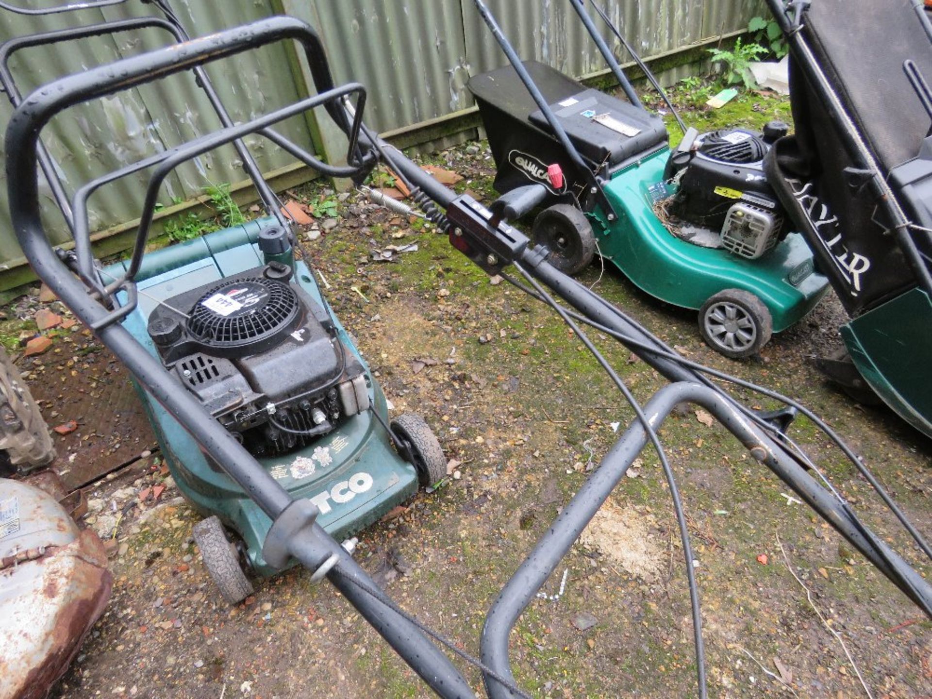 MOUNTFIELD PETROL ENGINED ROLLER LAWNMOWER , NO COLLECTOR. THIS LOT IS SOLD UNDER THE AUCTIONEERS M - Image 3 of 3