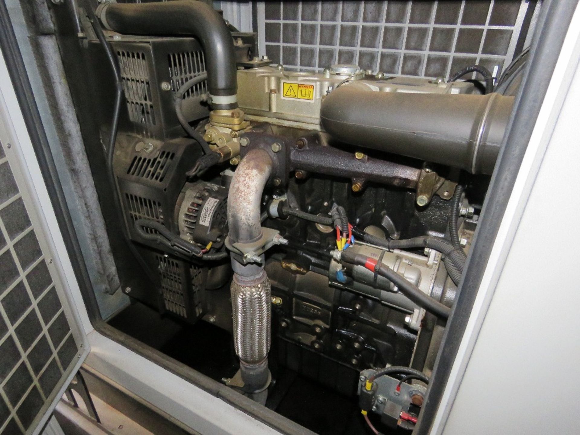 GENMAC 22KVA GENERATOR SET, YEAR 2016, OWNED FROM NEW. SN:11355. 12,103 REC HOURS. REGULARLY SERVICE - Image 6 of 12