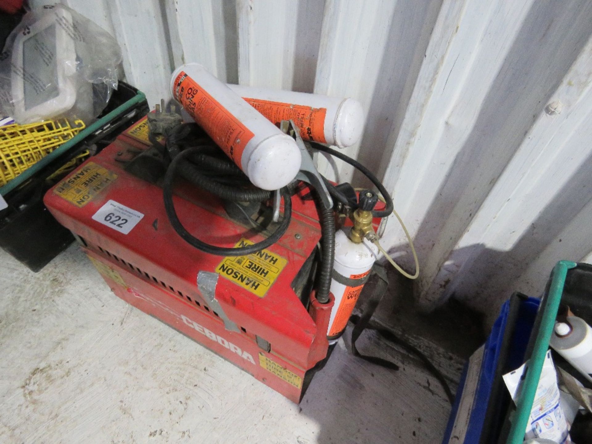 CEBORA 240VOLT MIG WEDLER PLUS SPARE GAS AS SHOWN.....THIS LOT IS SOLD UNDER THE AUCTIONEERS MARGIN - Image 2 of 4