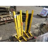 2 X FOLD OUT METAL SAFETY BARRIERS.