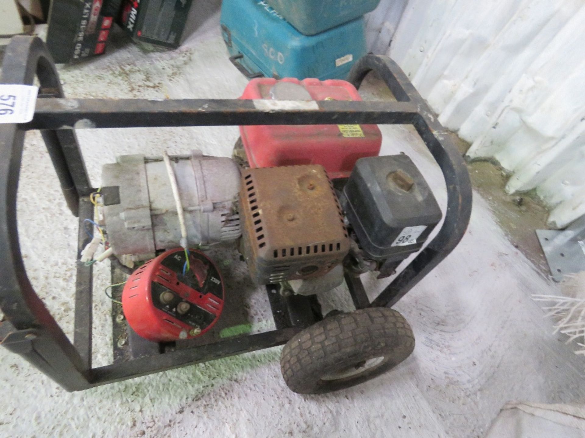 PETROL ENGINED GENERATOR.....THIS LOT IS SOLD UNDER THE AUCTIONEERS MARGIN SCHEME, THEREFORE NO VAT - Image 3 of 3