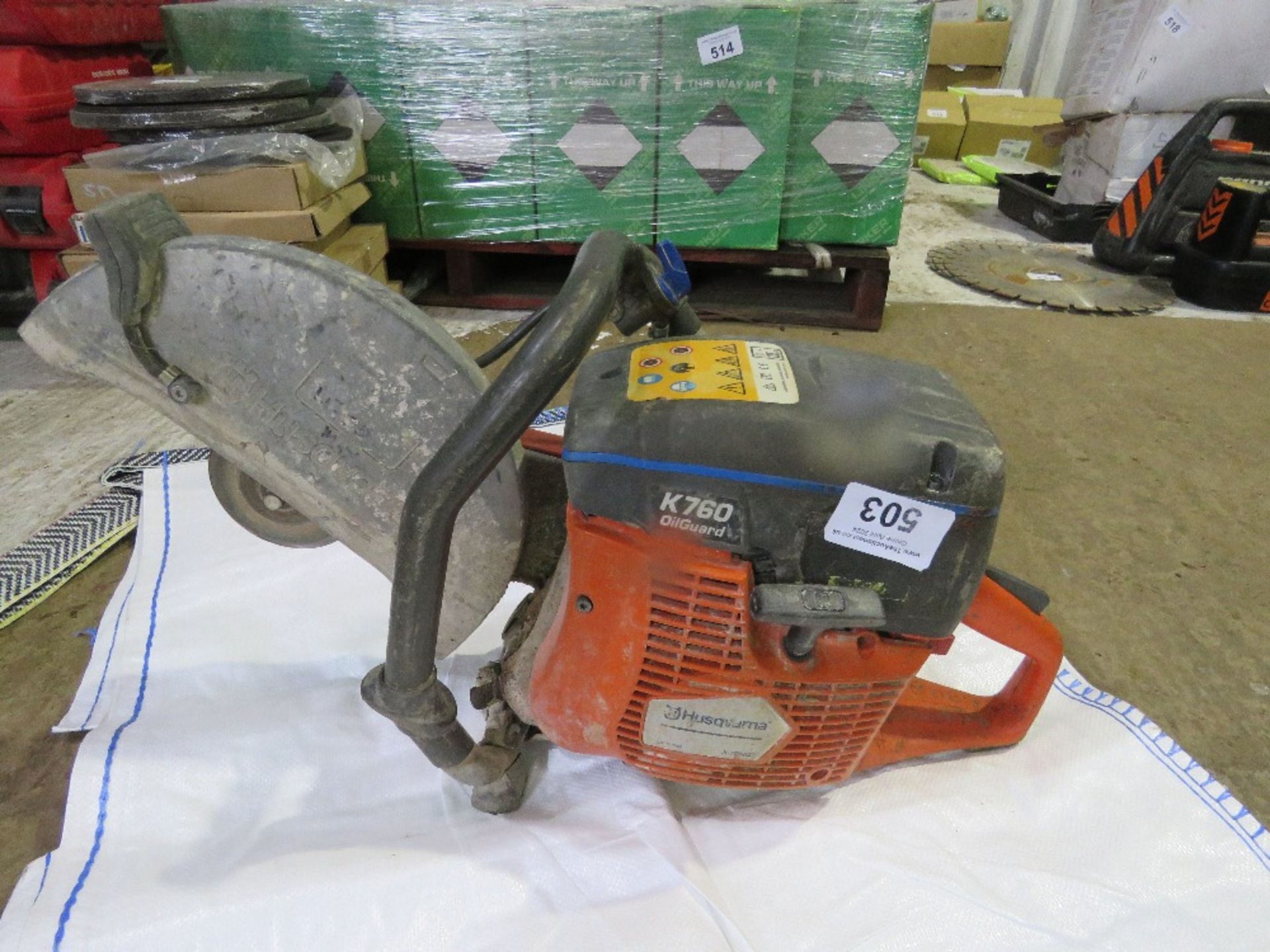 HUSQVARNA K760 PETROL CUT OFF SAW.