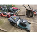 HAYTER HARRIER ROLLER MOWER WITH COLLECTOR.....THIS LOT IS SOLD UNDER THE AUCTIONEERS MARGIN SCHEME,