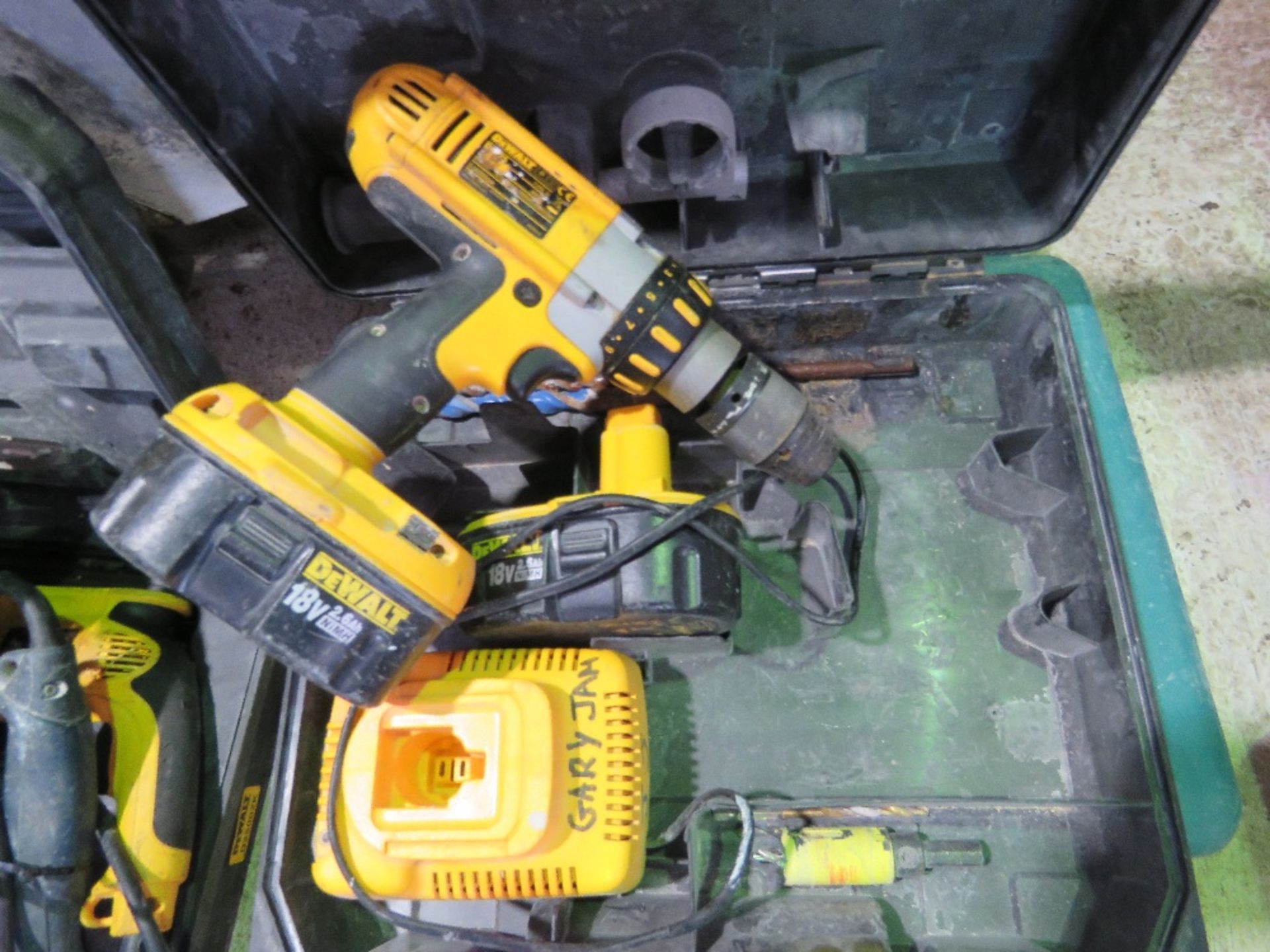 MAKITA BATTERY JIGSAW BODY PLUS A DEWALT BATTERY DRILL. DIRECT FROM LOCAL COMPANY. - Image 2 of 4