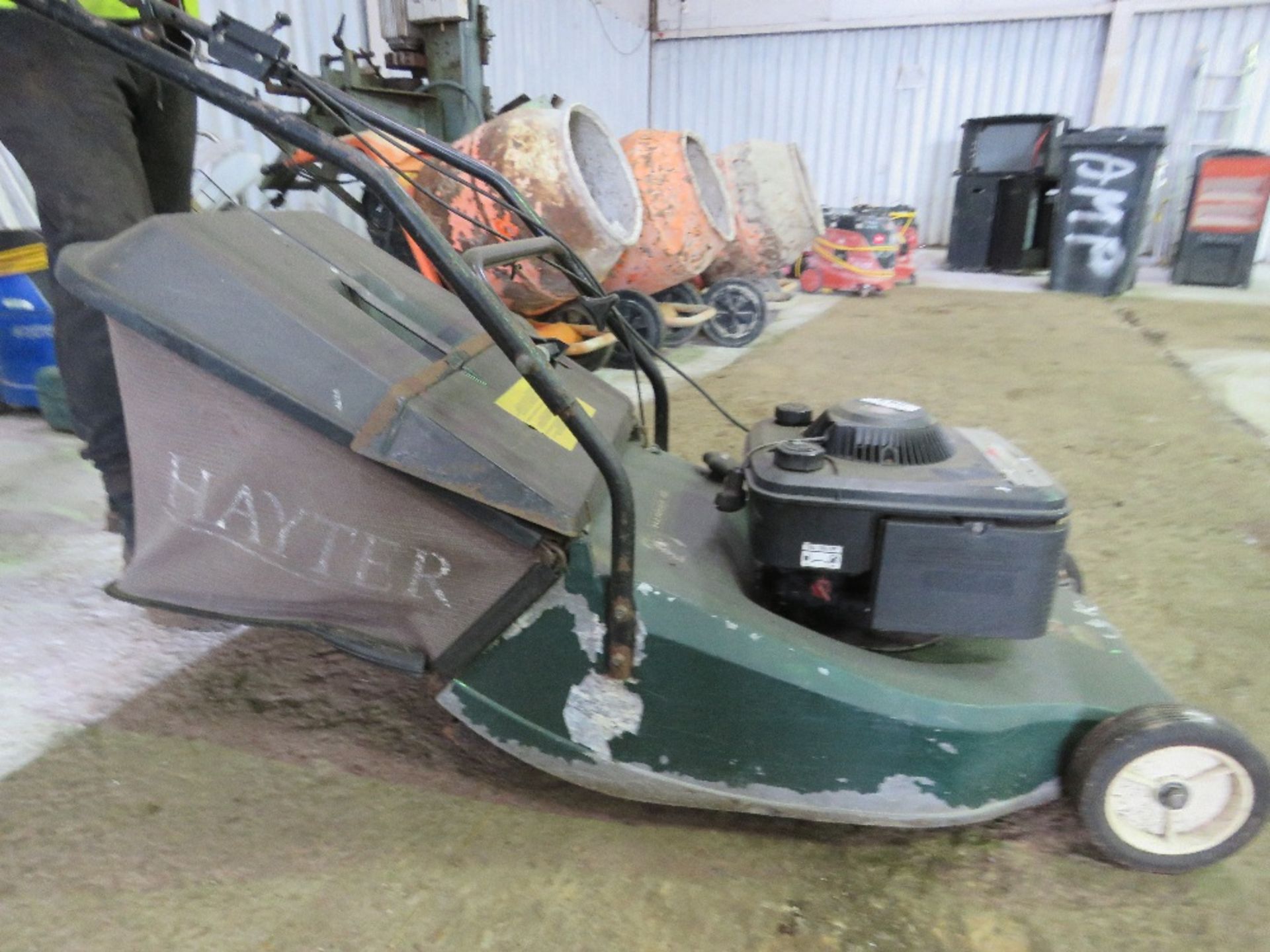 HAYTER HARRIER ROLLER MOWER WITH COLLECTOR. THIS LOT IS SOLD UNDER THE AUCTIONEERS MARGIN SCHEME, - Image 2 of 4