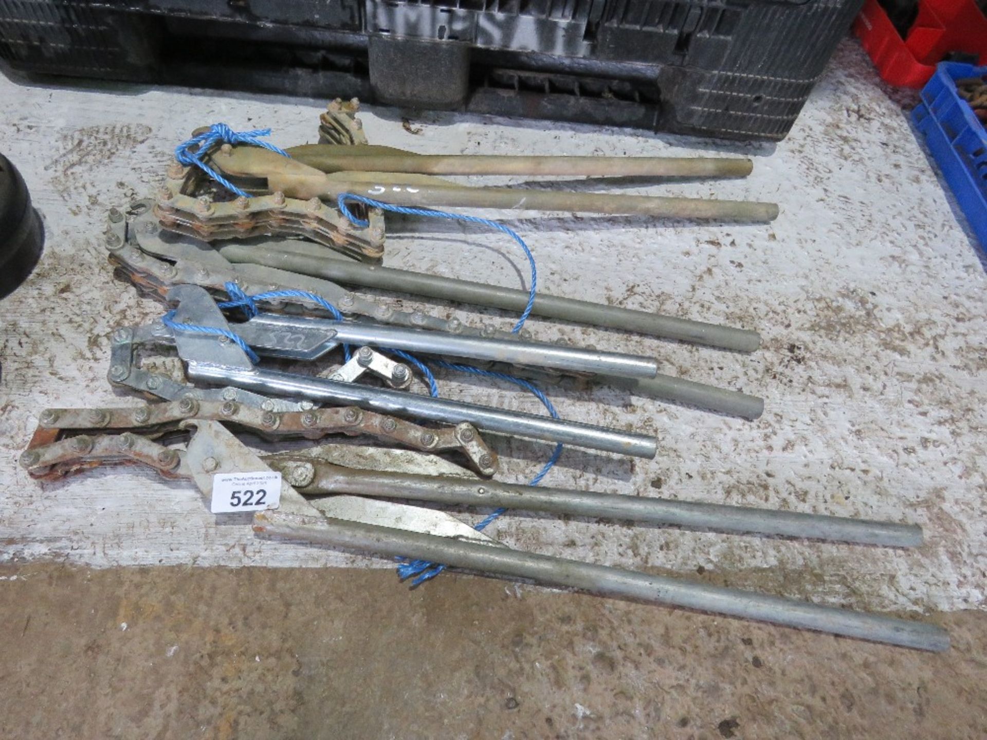 4NO CLAY PIPE CUTTERS. SOURCED FROM COMPANY LIQUIDATION. THIS LOT IS SOLD UNDER THE AUCTIONEERS