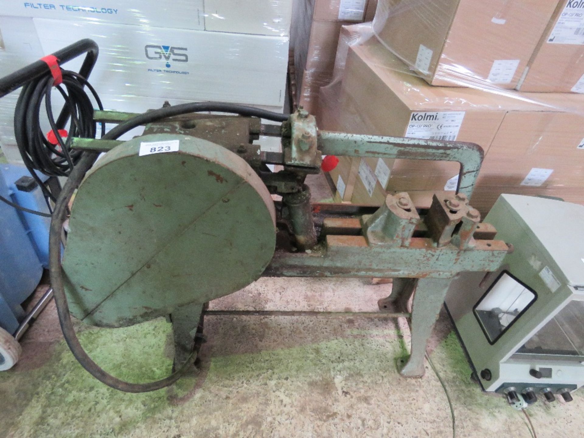 WORKSHOP POWER HACKSAW, 3 PHASE POWERED.....THIS LOT IS SOLD UNDER THE AUCTIONEERS MARGIN SCHEME, TH