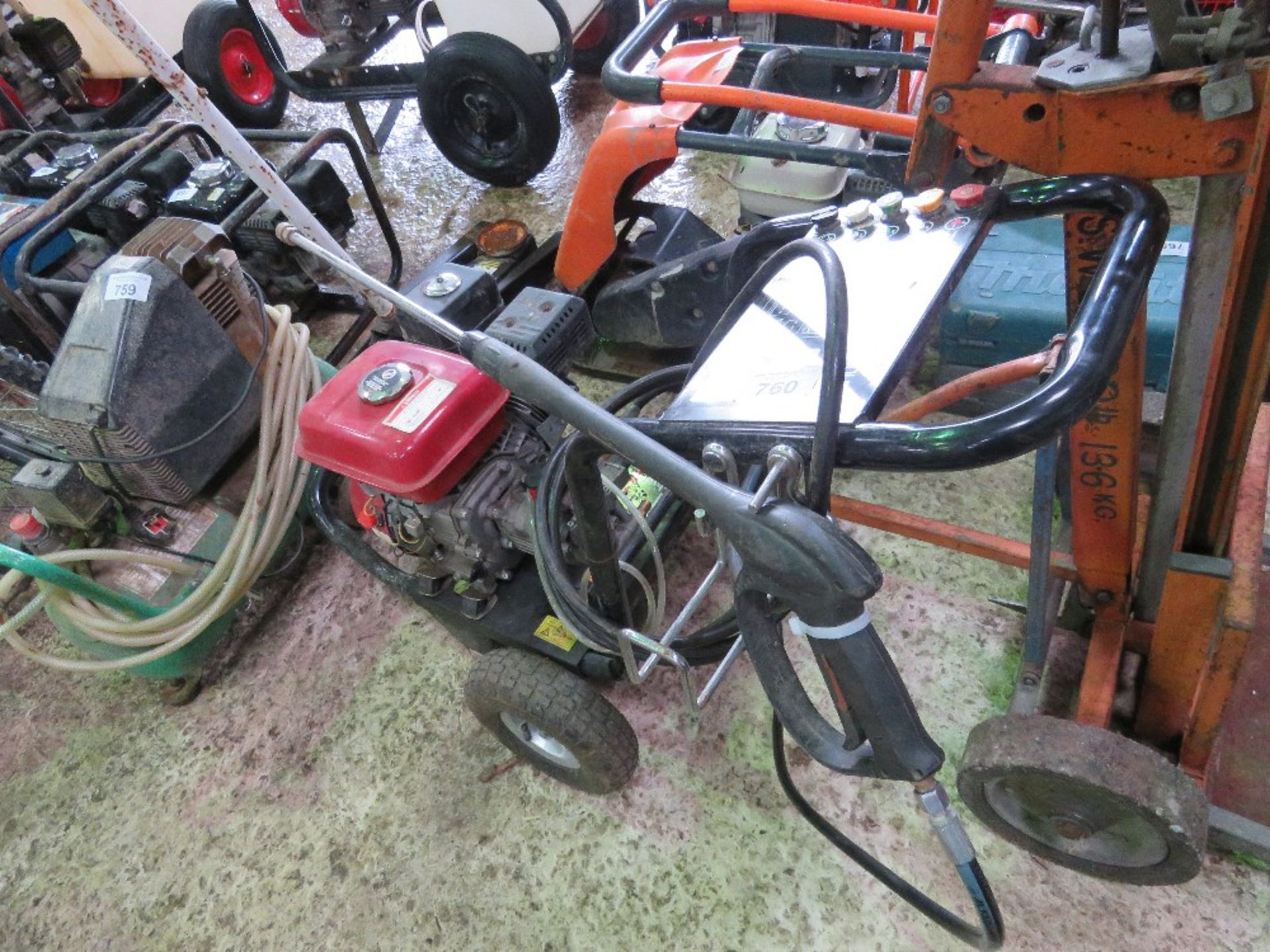 PETROL ENGINED PRESSURE WASHER.....THIS LOT IS SOLD UNDER THE AUCTIONEERS MARGIN SCHEME, THEREFORE N - Image 4 of 5
