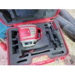 DATUM ROTARY LASER LEVEL IN A CASE.