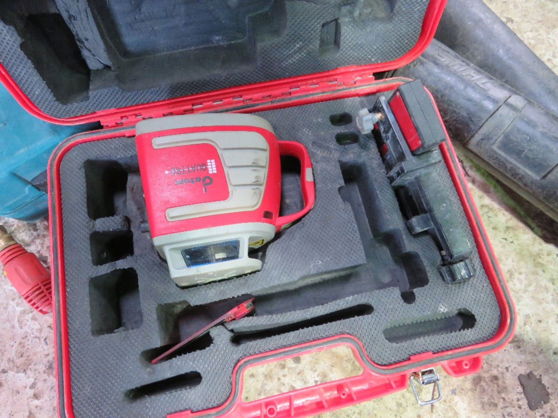 DATUM ROTARY LASER LEVEL IN A CASE.