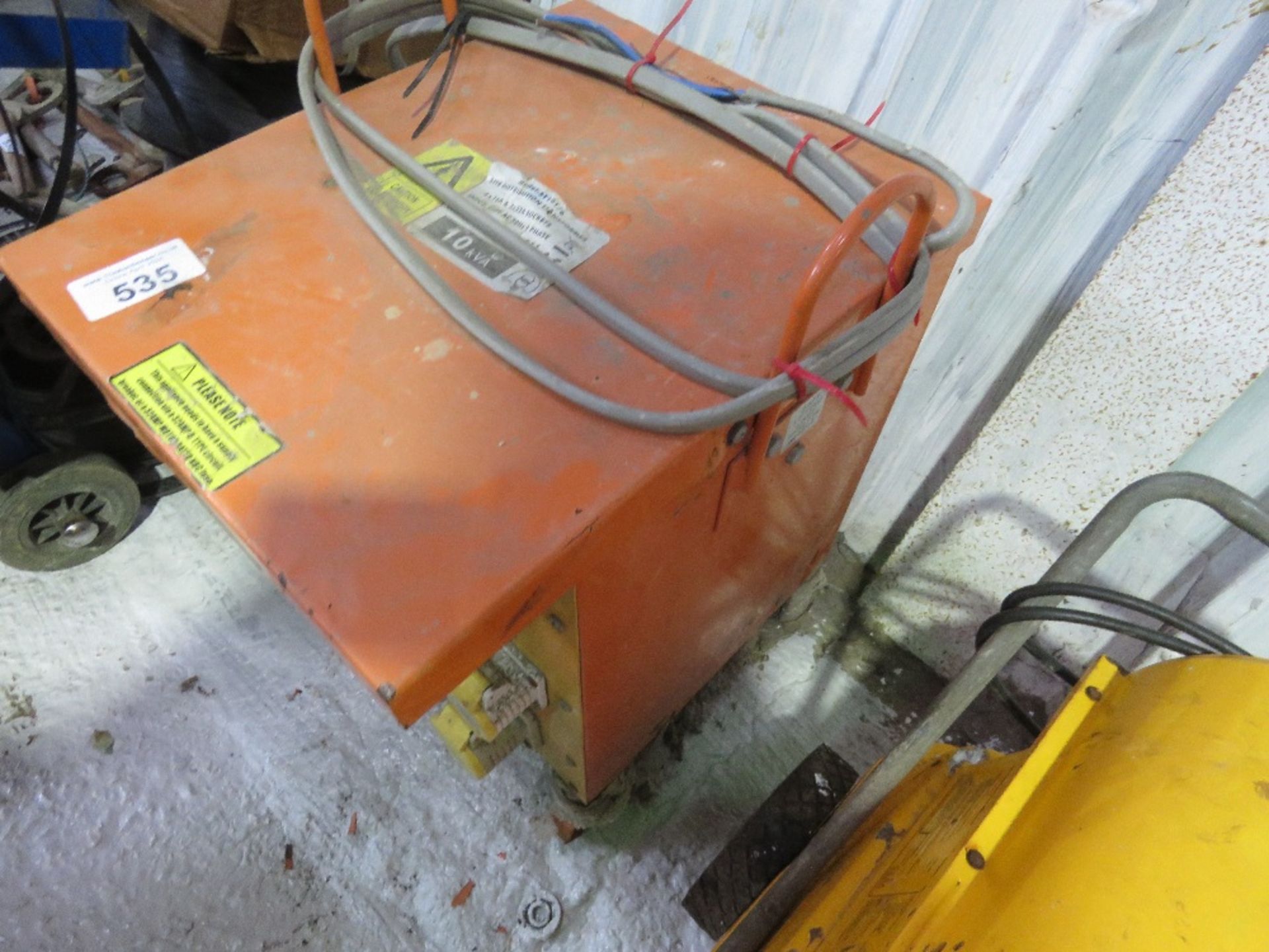 10KVA RATED SITE TRANSFORMER. - Image 3 of 3