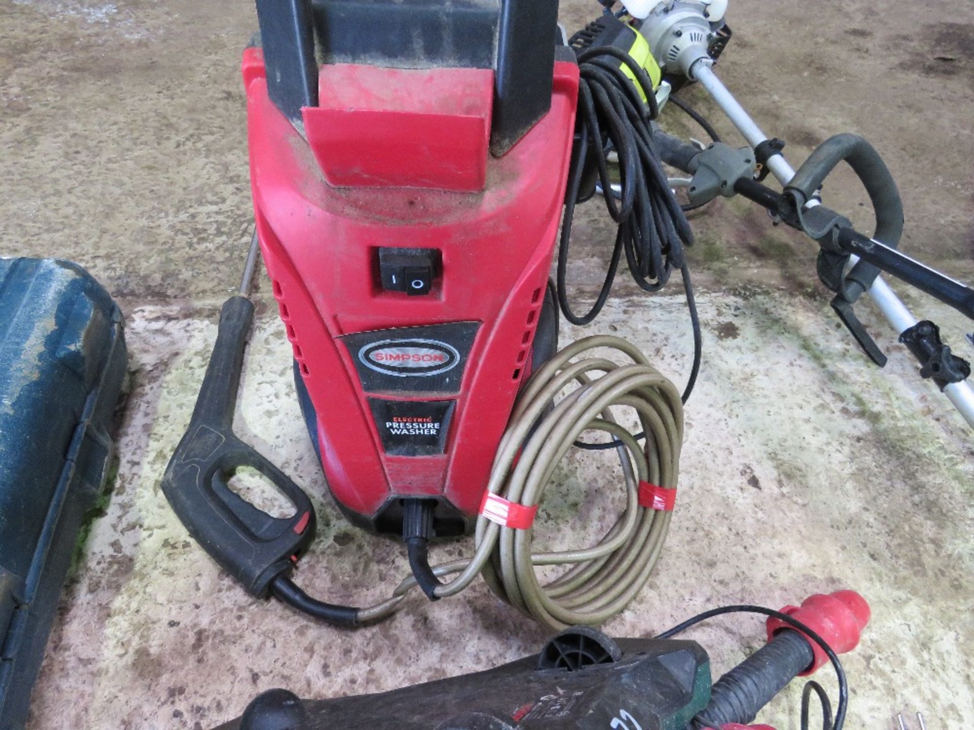 POWER WASHER PLUS A BOSCH HOSE EXTENSION. - Image 3 of 6