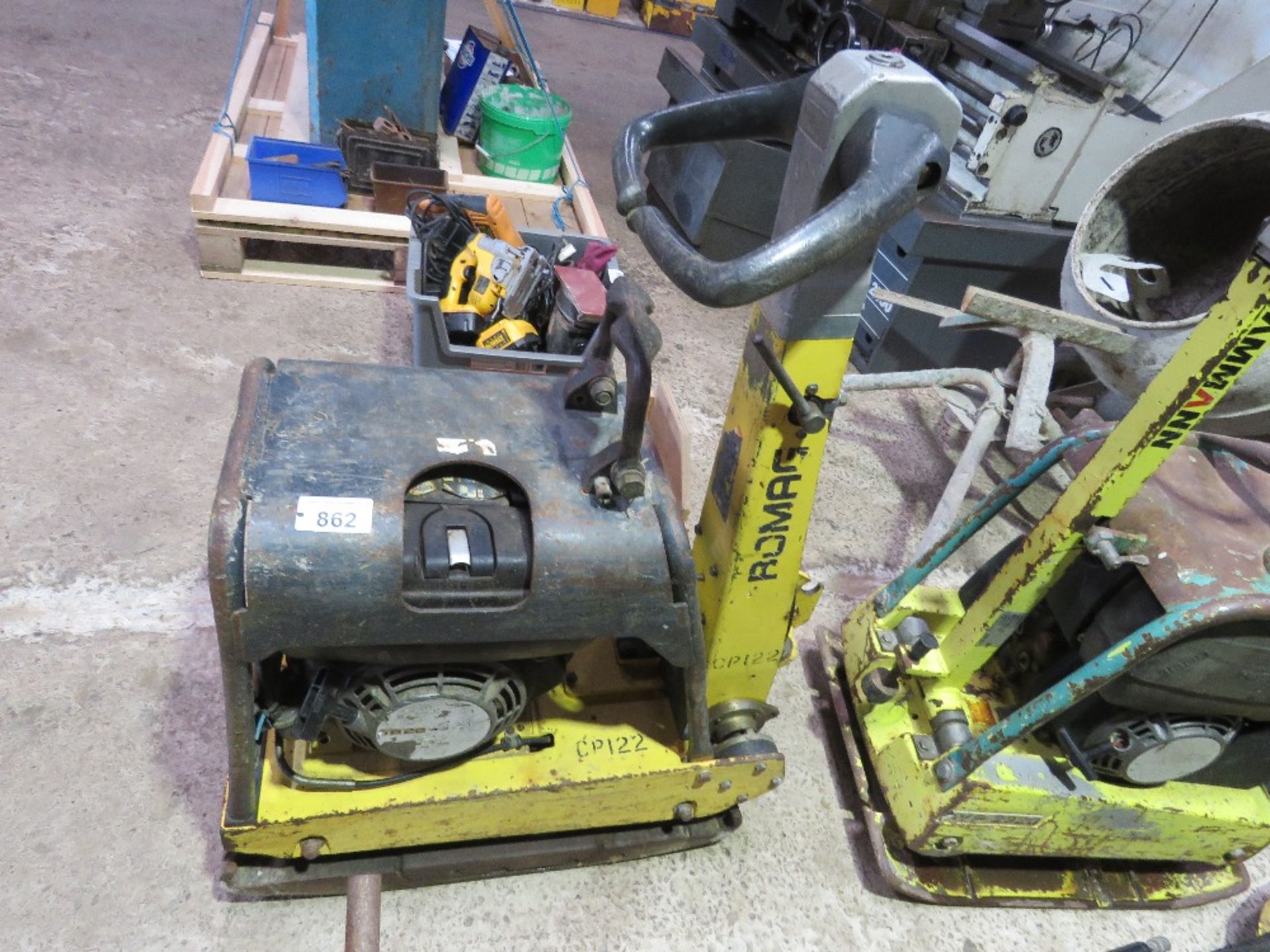 BOMAG DIESEL FORWARD / REVERSE COMPACTION PLATE.