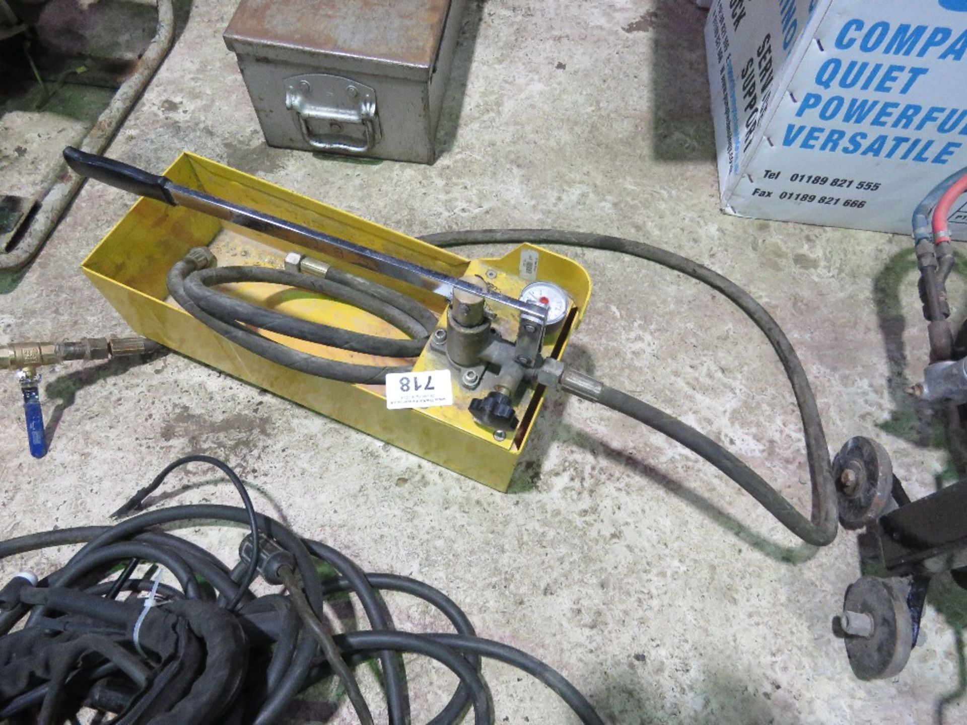 REMS PUSH PRESSURE TEST PUMP.....THIS LOT IS SOLD UNDER THE AUCTIONEERS MARGIN SCHEME, THEREFORE NO - Image 3 of 3