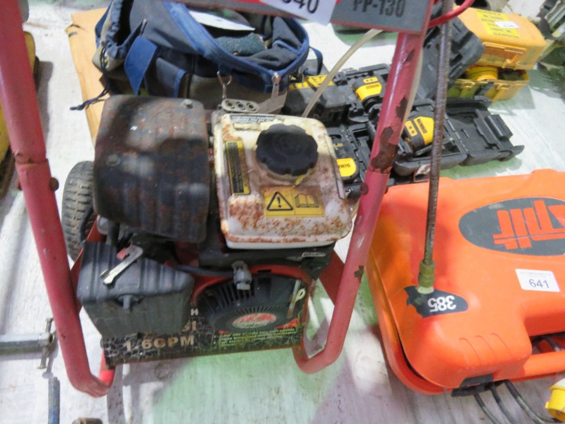 PETROL ENGINED POWER WASHER.....THIS LOT IS SOLD UNDER THE AUCTIONEERS MARGIN SCHEME, THEREFORE NO V - Image 3 of 4